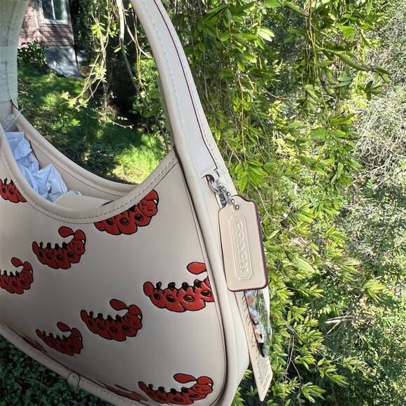 COACH Coachtopia Ergo Bag Caterpillar Print Bag CQ826 NWT AUTHENTIC - Picture 5 of 13